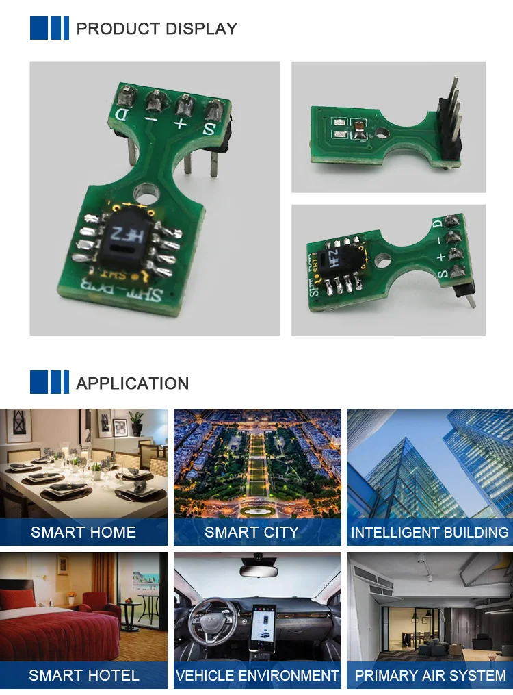 LOGOELE Digital output moisture module sht11 humidity temperature sensor SHT11