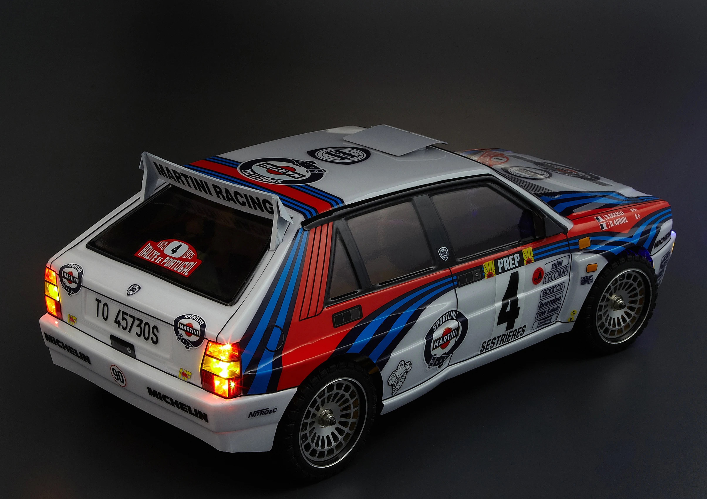 48248 год, Killerbody PC, колесная база, 257 мм, Lancia Delta HF, встроенный корпус, рама для 110 электрических автомобилей на дистанционном управлении (art.: 3a39db8efad) - 3a39db8efad