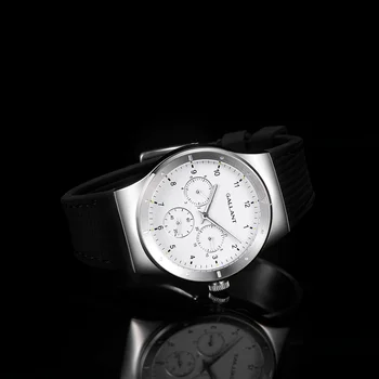 GALLANT 남성용 캐주얼 우아한 시계, 스테인레스 스틸 방수 달력, 멀티 다이얼 손목시계, 40mm