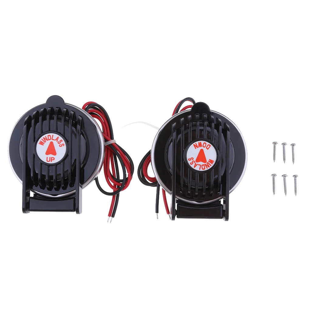 Marine Boat Anchor Windlass Winch Foot Compact Switch Up/Down
