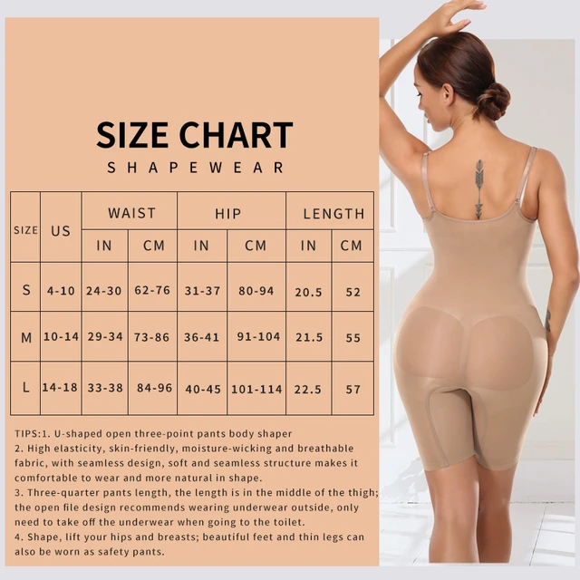 Women Waist Trainer Full Body Shapewear Tummy Control Butt Lifter Body  Shaper Thigh Slimmer High Waist Bodysuit with Straps