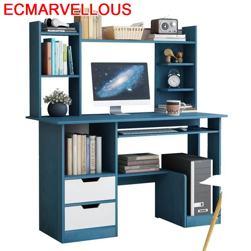 

Schreibtisch Tray Escrivaninha Mesa Bed Pliante Escritorio Notebook Office Computer Tablo Desk Stand Laptop Table With Bookcase