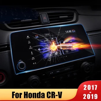 

For Honda CR-V CRV 5th 2017 2018 2019 Tempered Glass Car Navigation Screen Protector LCD Touch Display Film protective Sticker