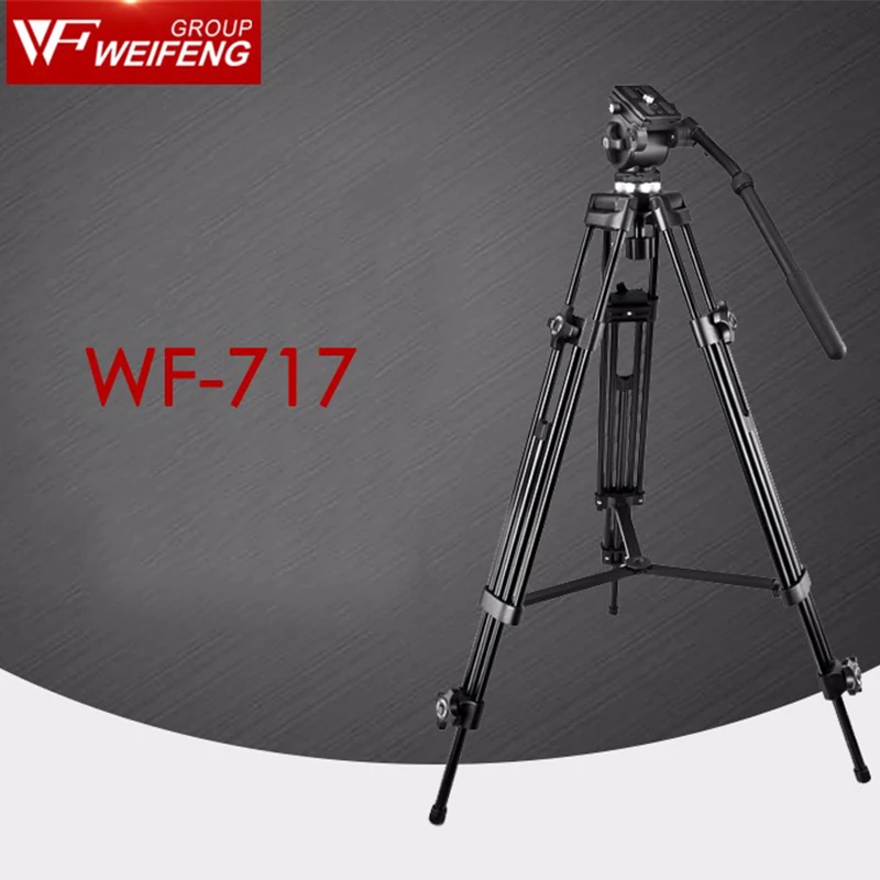 Штатив для камеры WF-717 1,3 m Штатив Профессиональный портативный дорожный алюминиевый штатив аксессуары подставка с головкой для Dslr