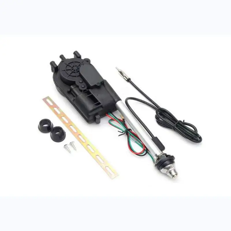 12V автомобиля, автоматические вытяжные собачьи поводки антенна комплект Авто AM и FM радио Электрический Мощность мачты Карро антенна G6KC