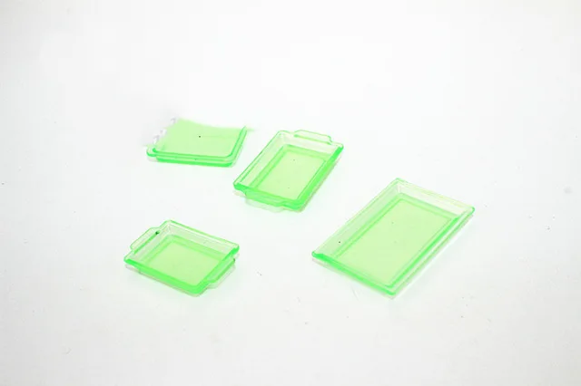 light green 1:12 кукольный домик Миниатюрный Мини поднос тарелка кукла кухонные аксессуары Игрушка для леса животных Семья коллекционный подарок - Цвет: light green