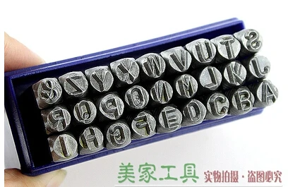 Letter punch set for stamping metal Clearance