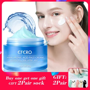 

EFERO Moisturizing Hyaluronic Acid Face Cream Vitamine E Essence Whitening Repair Day Cream Anti-Aging Dry Hydration Skin Care