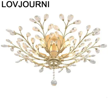 

Modern For Luminaria Sufitowa Sufitowe Plafond Crystal Plafonnier Lampara Techo Living Room Light Ceiling Lamp