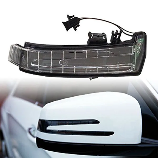 Пара Для Mercedes W204 W212 W221 Led боковое зеркало маркер указатель поворота объектив