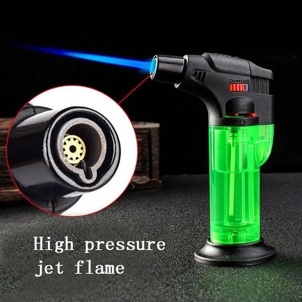 Windproof Turbo Lighter Butane Gas Lighters Gasoline Refillable Cigarette Gas Cooker Torch Lighters Kitchen Tool