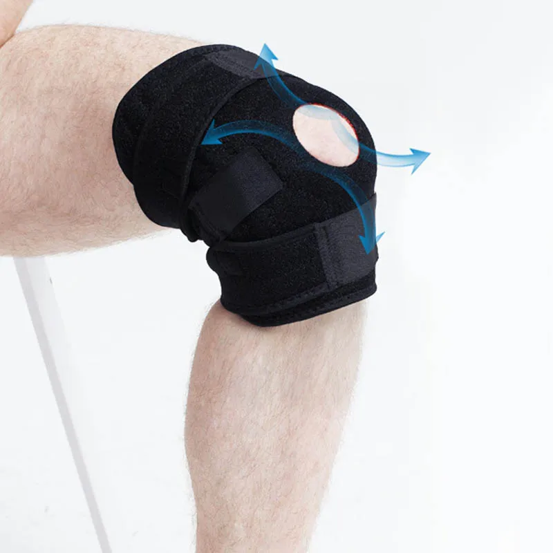 Эластичные Спортивные наколенники "дышащая" поддержка Kneepad Профессиональный защитный компрессионный коленный бандаж рукава для фитнеса пешего туризма 1 шт