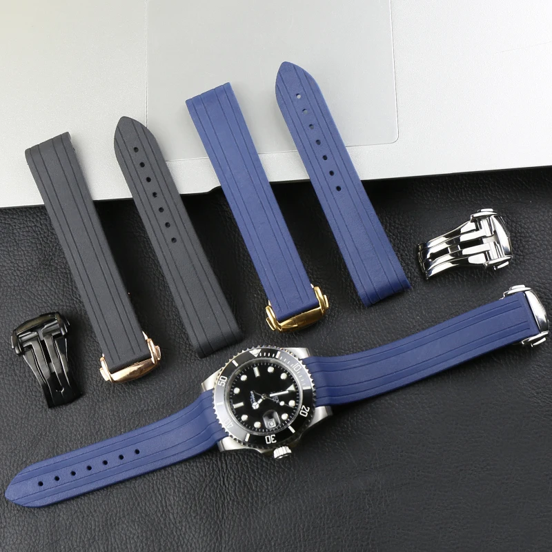 omega rubber strap clasp