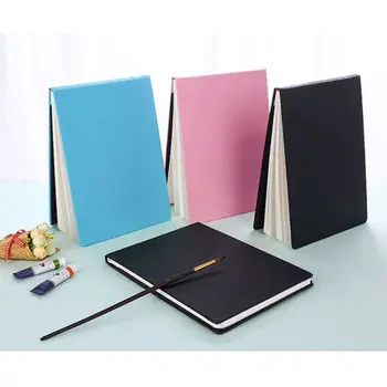 

300g/m2 PU Leather Cover Professional Watercolor Book Paper Hand Book Hand Painted Sketch Travel Painting Art Supplies C26