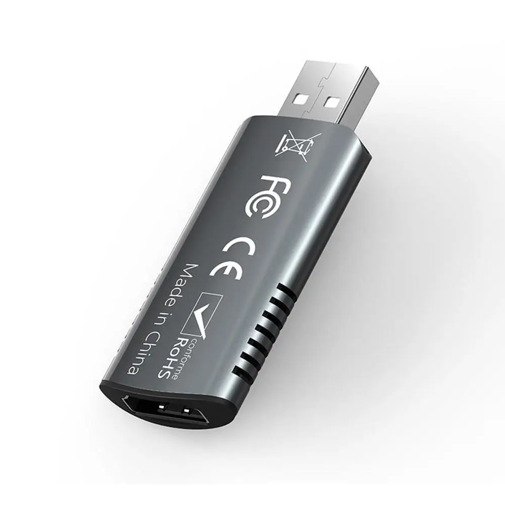 Портативная карта захвата аудио и видеосъемки USB 2 0 мини usb HDMI записывающее