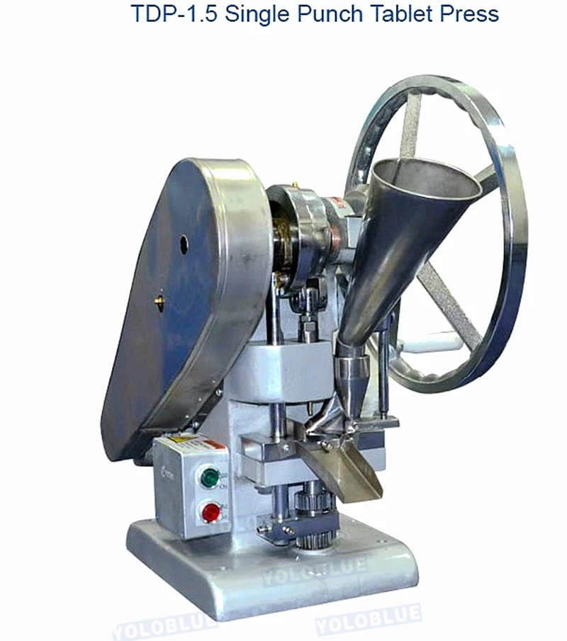 

Single punch tablet press machine TDP-1.5 pill press machine pill making Tablet Maker