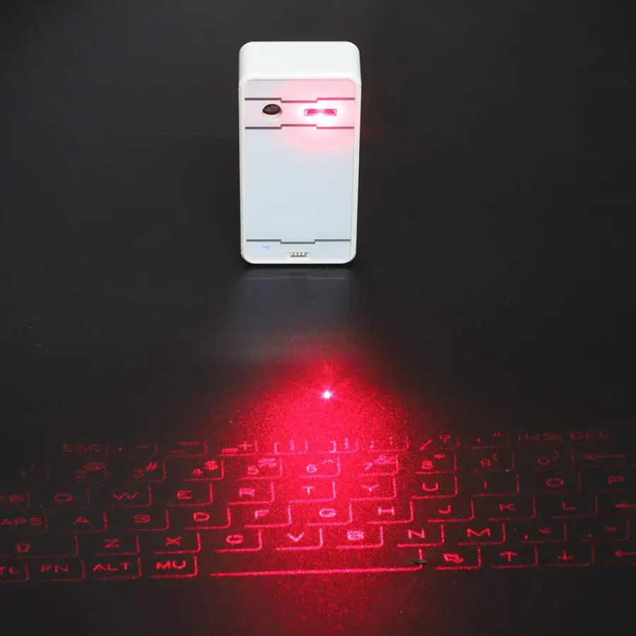 F1 Bluetooth лазерная проекция Виртуальная клавиатура Portble Беспроводная клавиатура для IOS/Android крышка клавиатуры