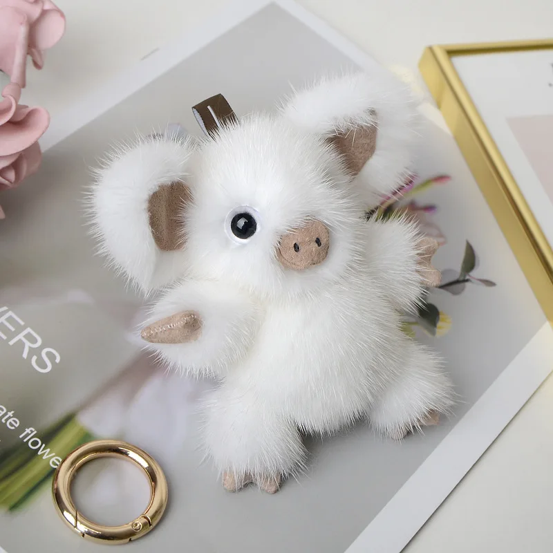 

Высококачественные милые Брелоки для ключей, аксессуары для сумки, плюшевые свинки, маленькие для подруг