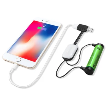 

A10 18650 Battery Charger Mini Outdoor Portable Magnetic Power Bank USB Emergency Phone Charger for iphone Samsung Android ios