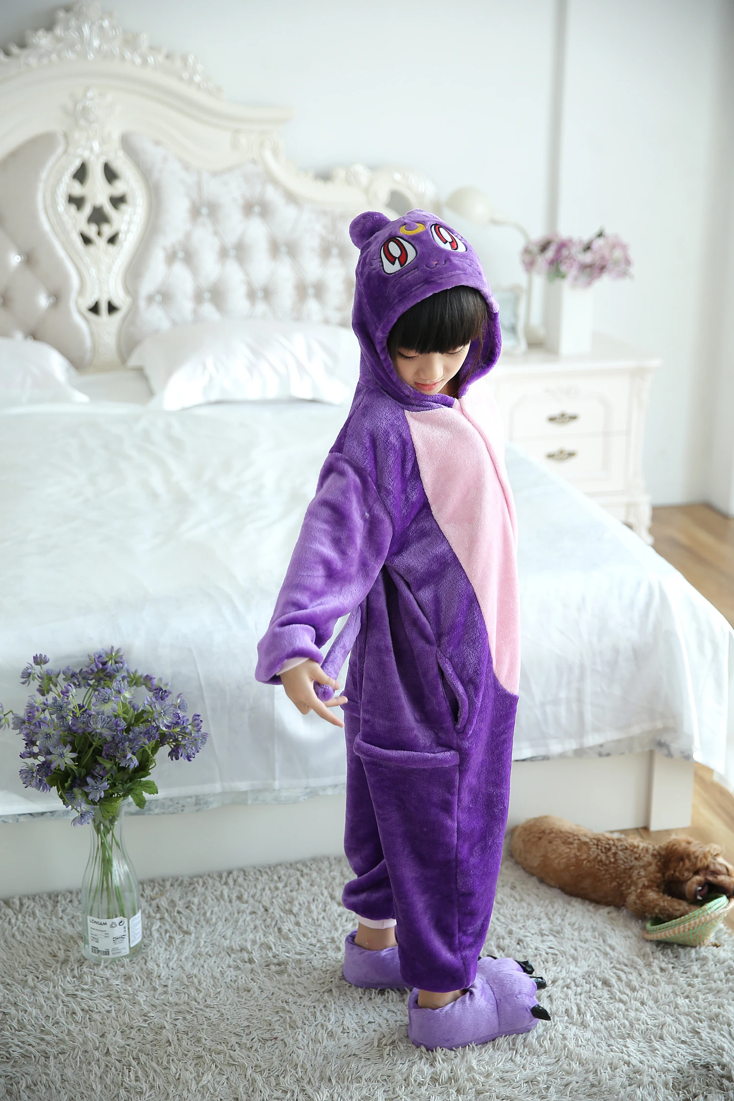 pajama sets bamboo	 Children Kids Flannel Animal Cartoon Pajamas Winter Sleepwear Boys Onesies Girls Pajama Set Cute Stitch Unicorn Animal Pyjamas pajama sets bamboo	