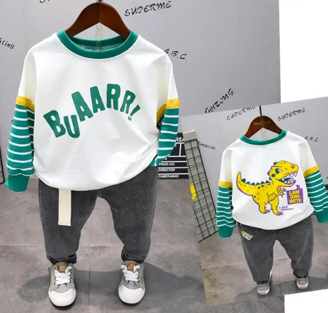2020 Retail 2pcs Boy hoodies + pant boys clothing baby boy sets kid's suits more color choosing free shipping AA77 | Детская одежда