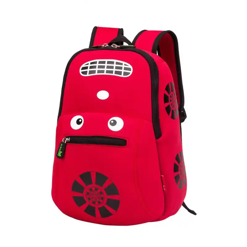 red boys backpack