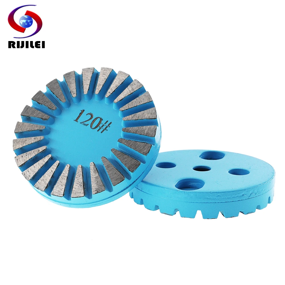 

3Inch Diamond Polishing Pad Metal Bond 80mm Dry/Wet Grinding Disc for Concrete Floor Marble Granite Floor Grinding Block