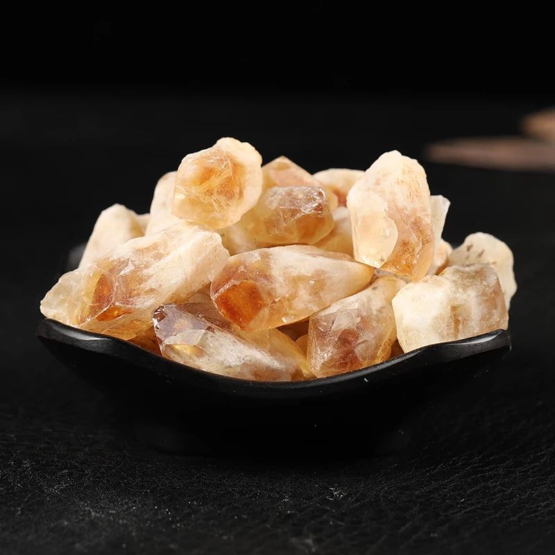 Из природного топаза точка сырье с украшением в виде кристаллов рок минеральные