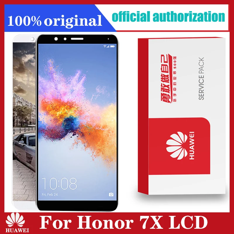 Оригинальный Для Huawei Honor 7X ЖК дисплей сенсорный экран дигитайзер для сборки