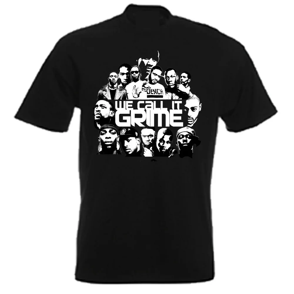WE CALL IT GRIME T-Shirt SKEPTA WILEY LETHAL B JME KANO BBK Cotton Tee Shirt Homme Customized |