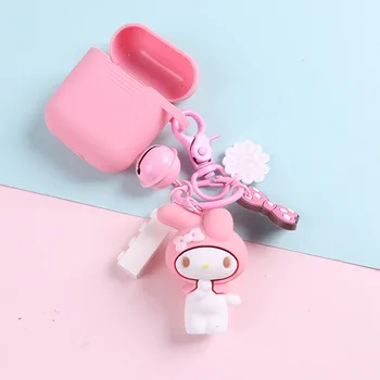 

for AirPods mini 4 Pro 4 Case cartoon key ring Silicone Case for AirPods Pro 4 Cover Fundas Bluetooth Earphone Protective Cover