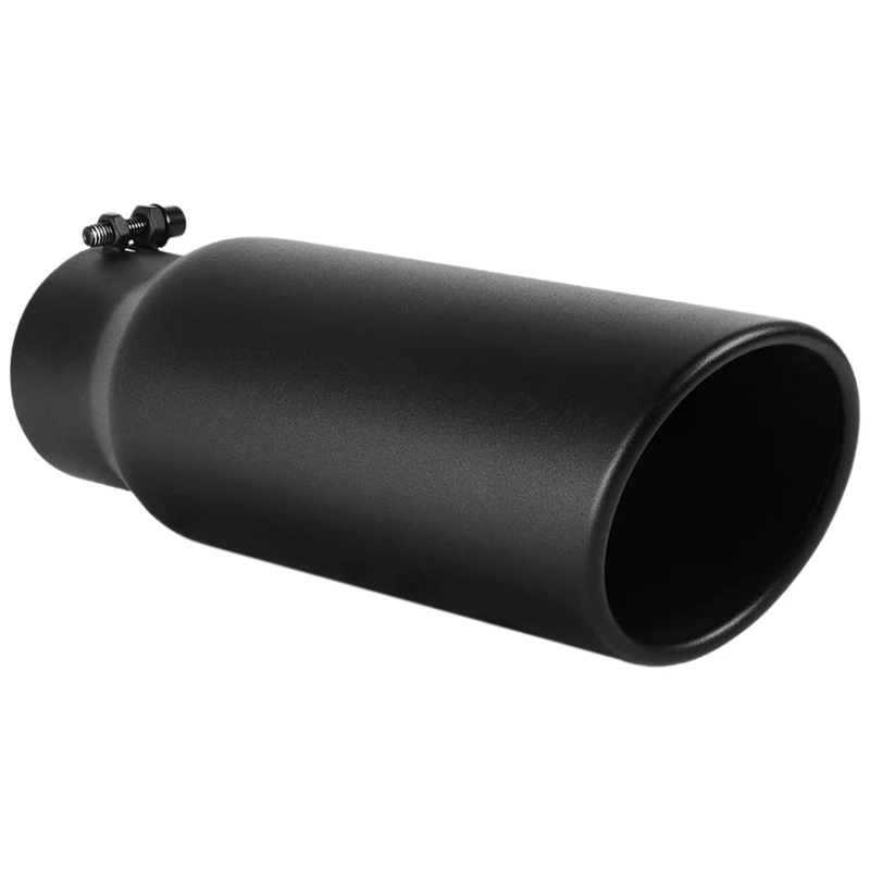 3 Inch Black Exhaust Tip, 3 Inch Inside Diameter Exhaust Tailpipe Tip