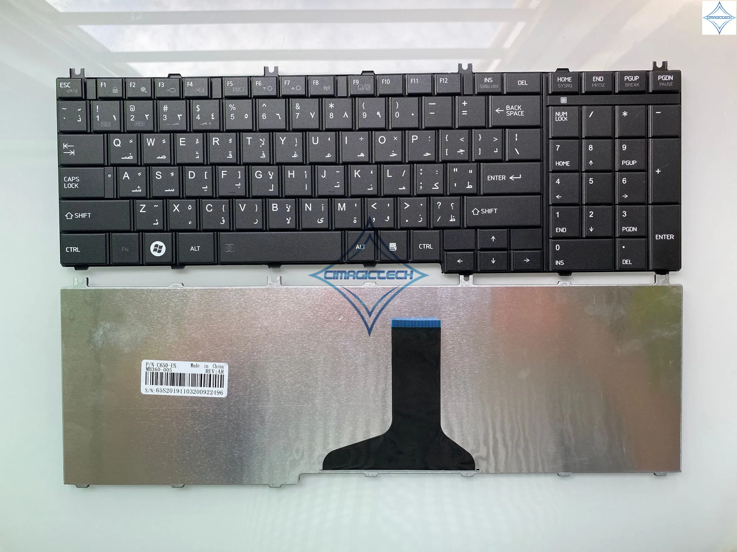 Клавиатура для ноутбука Toshiba Satellite C650 C655 C655D C660 C665 C670 L650 L655 L670 L675 L750 L755|laptop keyboard|for