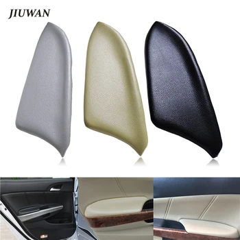 

1 Pair Car Front Door Panel Armrest Lids Console Pad Handle Cover Premium Leather Auto Accessories For Honda Accord 2008-2012