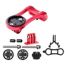 

Black/Red 8cm X 4.2cm Aluminum Alloy Bicycle Bike Stem Extension Mount Computer Front Holder For Garmin Bryton Edge Bike Accs