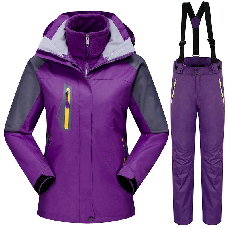 30 °C зимний теплый лыжный костюм для женщин водонепроницаемый дышащий ...