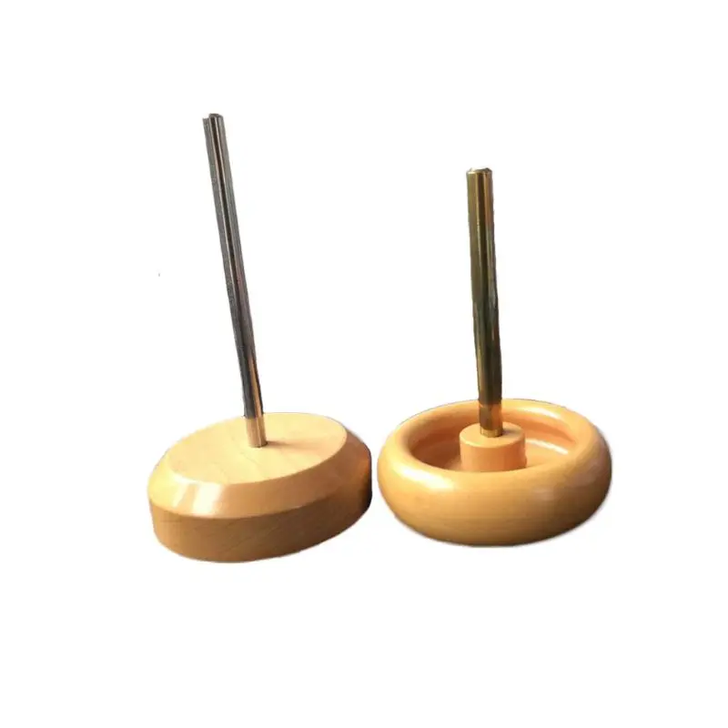 

Wooden Bead Spinner Loader Bowl String Seed Beads Chain Tool Jewelry + 2 Needles