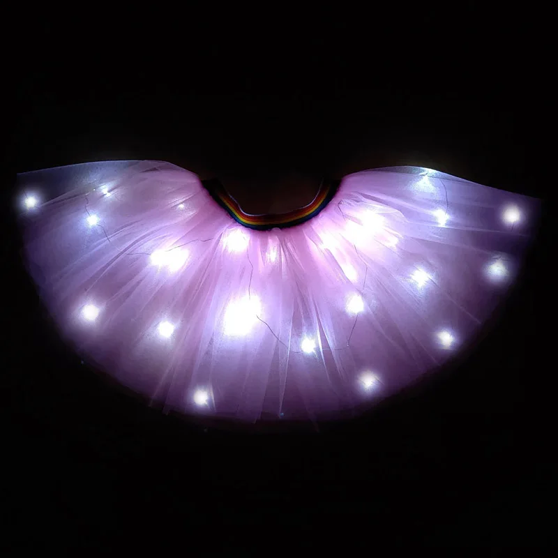 Светодиодный светильник Лебединое озеро Noctilucan светильник Светодиодная балетная юбка для взрослых детей пушистая флуоресцентная одежда для выступлений танцевальный костюм