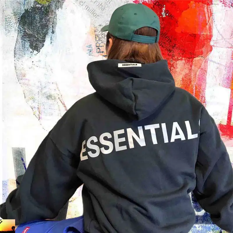 

Pink Colour Essentials 3M Reflective Fleece Hoodies Sweatshirts High Street Fashion Men Women Pullover Sweatshirt