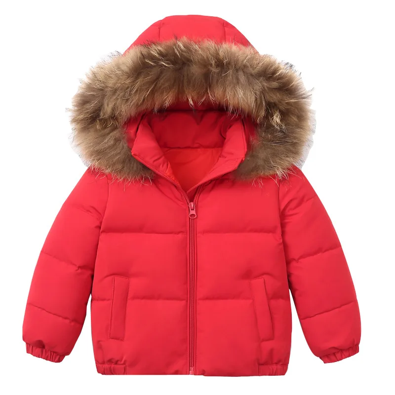 Зимняя куртка для мальчиков зимнее пальто для девочек Детская пуховая куртка зимнее пальто для маленьких девочек плотный пуховик для детей, одежда для детей-30