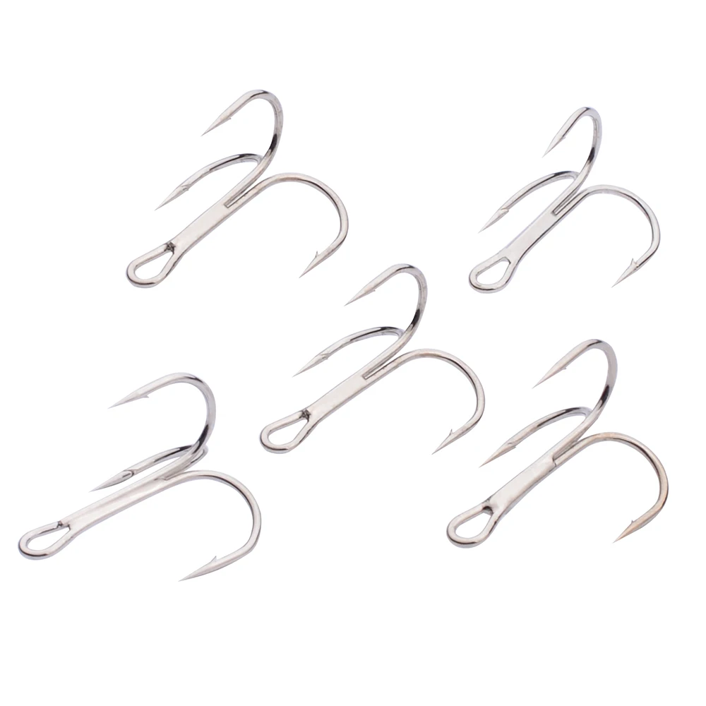Details about   100PC Fishing Hook Overstriking Antirust Fishing Tackle 2#-10#  Carbon Steel 