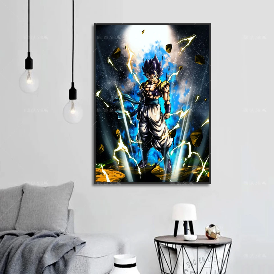 

Canvas Painting HD Prints Goku Dragon Ball Z anime Poster Modern Home Decor Modular Picture For Baby Bedroom Living Room Artwork