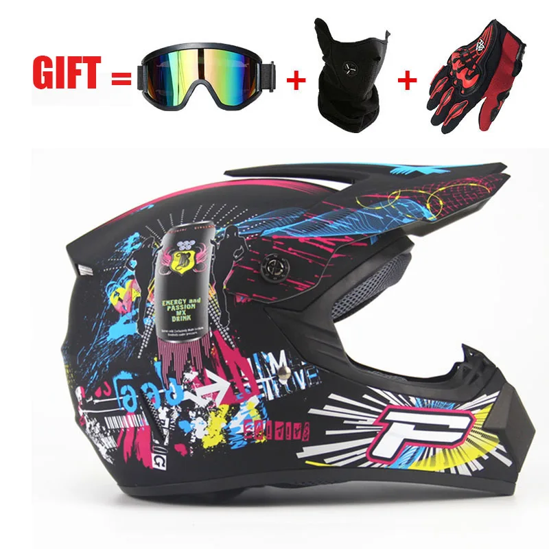 Мотоциклетный Кроссовый шлем Профессиональный мотоциклетный для езды по