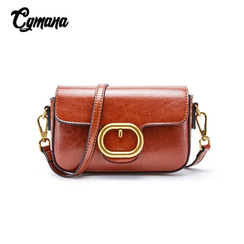 

Luxury Handbag Women Bags Designer 2019 Brand Genuine Leather Shoulder Bag Female Cow Leather Handbag Metal Ring Button Feminina