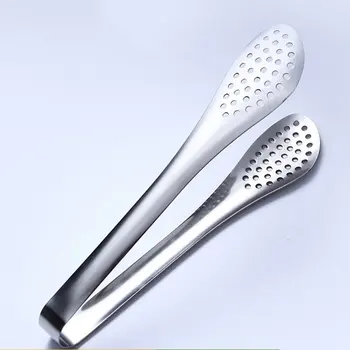 

BBQ Tongs Stainless Steel Fried BBQ Tongs Salad Bread Clamp Kitchen Meat Food Clip Barbecue Tools