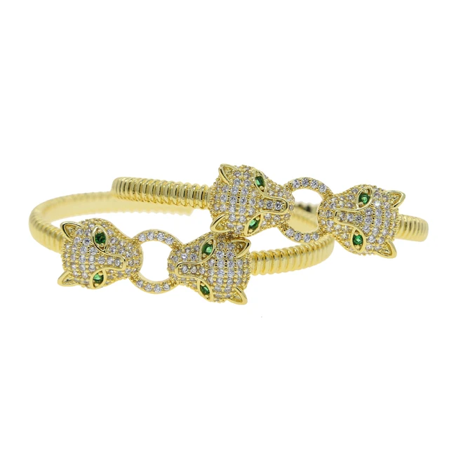 Jaguar Gold Diamond Loose Bracelet