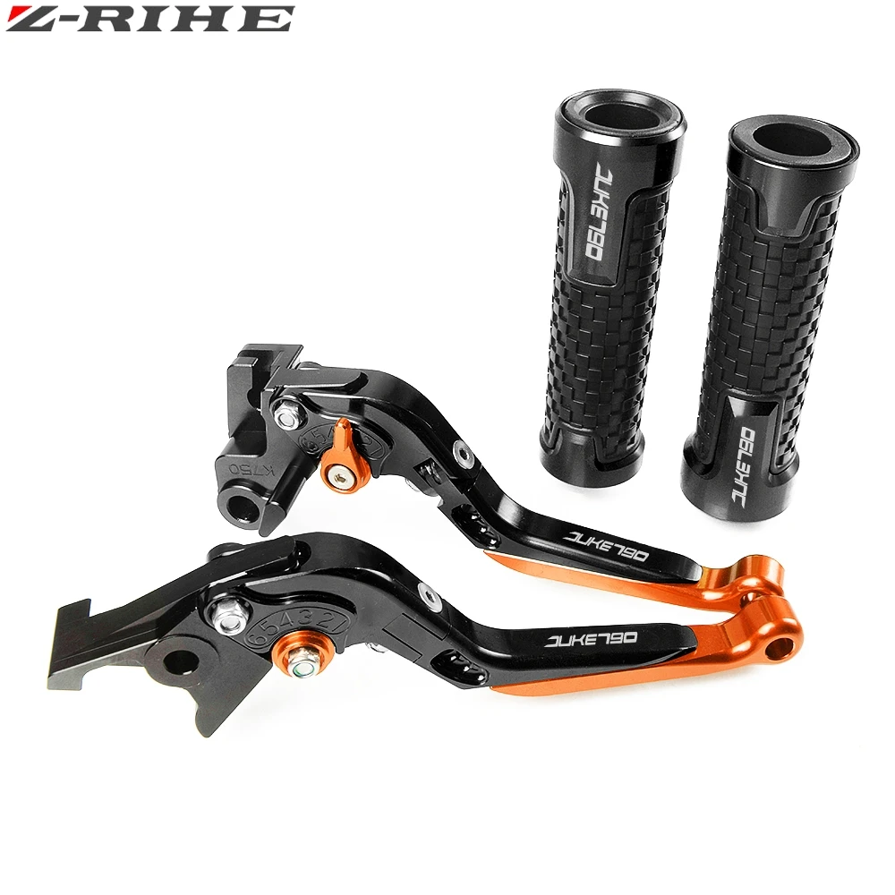 Для KTM 790 DUKE 790 790 DUKE аксессуары для мотоциклов CNC регулируемый тормозной рычаг сцепления ручные рукоятки 790 DUKE логотип