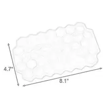 Non-Toxic 37 Grids Easy To Clean Soft Silicone Ice Cube Tray Molds DIY Desert Cocktail Juice Maker Mould Home Kitchen Tools