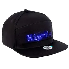 Bluetooth светодиодный знак бейсболка уличная Танцевальная вечеринка Пешие Прогулки Ночной бег рыбалка Кепка-MX8