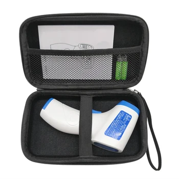 

Ear Forehead Temperature Gun Storage Bag PU Portable Travel Thermometer Container Bag Protective Sleeve Waterproof Case Box